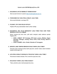 Ia bukan saja penting pada peperikasaan upsr, pt3, spm atau stpm, tetapi juga sering digunakan pada hidupan anda. Jpn Sarawak Ar Twitter Sistem Temujanji Online Jpn Di Sarawak Boleh Diakses Mulai Esok 10 Jun 2020 Permohonan Janji Temu Boleh Dibuat Di Https T Co Zb1nc9llxu Bagi Semua Urusan Makluman Pejabat Jpn Di