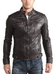 Men S Leather Jacket New Genuine Soft Lambskin Biker Bomber Coat M 10 Leather Jacket Men Leather Jackets Online Designer Jackets For Men