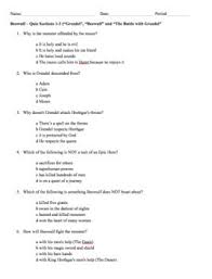 Hrothgar was friends with beowulf's father. Beowulf Quiz Sections 1 2 3 Grendel Beowulf Battle With Grendel