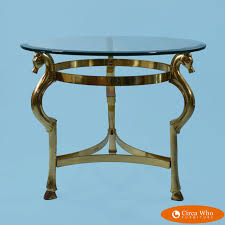 This article was written by benitolink reporter intern corissa king. Hollywood Regency Horse Head Table Circa Who