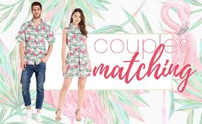 Lihat ide lainnya tentang model pakaian, pakaian, pakaian wanita. Couple Matching Hawaiian Luau Cruise Outfit Shirt Dress Pink Hibiscus Vine At Amazon Men S Clothing Store
