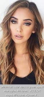 Which Hair Color Suits To Green Eyes Hairstyles Frisuren Color Eyes Frisuren Green 19 Blonde Hair Green Eyes Which Hair Colour Blonde Hair Makeup