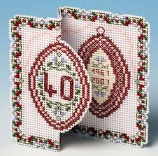 Iris folding patterns (1,890) keepsakes. Ruby Anniversary Card 3d Cross Stitch Kit Only 10 60