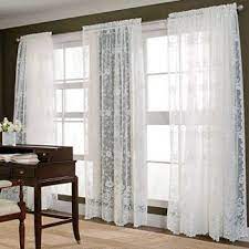 45 Inch Sheer Curtains For Window Jcpenney Lace Window Treatments Sheer Curtains Home