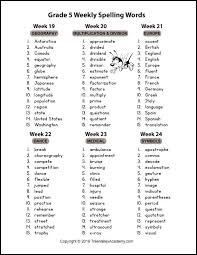 Grade Spelling Words With Images 5th Worksheets Graphing Site Cool 7th Math Games To Play 7th Grade Spelling Words Worksheets Worksheets Grade Two Mathematics Printable Crossword Puzzles For Kids Free Printable Christmas