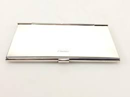Vintage tiffany & co.925 sterling silver business credit card license case. Sold Price Cartier Sterling Silver Business Card Holder Invalid Date Mst