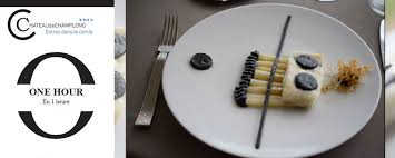 Menu One Hour Hotel Restaurant Roanne Champlong Pause Dejeuner Gastronomique Le Chateau De Champlong
