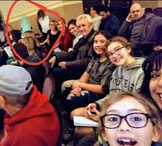 Ghost girl in Bodie saloon doorway