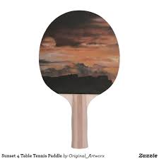 Sunset 4 Table Tennis Paddle In 2020 Table Tennis Table Tennis Equipment Ping Pong Table Tennis
