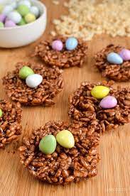 Chocolate Rice Krispie Easter Egg Nests Slimming Eats Slimming World Recipes Chocolate Easter Nests Easter Eggs Chocolate Easter Egg Nest