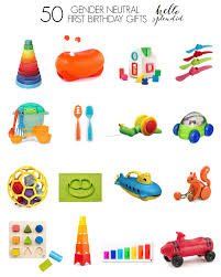 If you are planning to attend a baby's first birthday party and are confused as what to gift them then here are few. 50 Gender Neutral First Birthday Gifts Hello Splendid