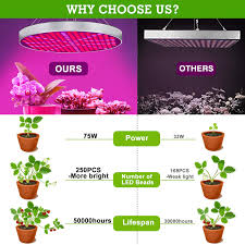 Buy Led Grow Light Shengsite 75w Plant Grow Lights For Indoor House Plants Full Spectrum Growing Lamp For Hydroponics Greenhouses Grow Tent Plant Factory Flower Vegetable Online In Hong Kong B072hnnsfz