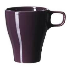 Fargrik Mug Stoneware Dark Lilac Volume 8 Oz Volume 25 Cl Mugs Orange Mugs Coffee Maker Accessories