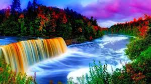 Gratitude Channel Master Level Healing Waterfall Wallpaper Rainbow Waterfall Beautiful Nature Scenes