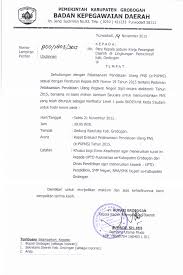 Isi surat dinas sendiri merupakan permasalahan kedinasan seperti pemberitahuan suatu izin. Surat Undangan Untuk Verifikator Level 1 Badan Kepegawaian Daerah Kabupaten Grobogan