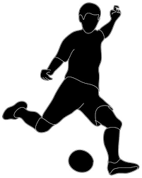 Soccer Player Kicking Ball Soccer Football Sport Silhouette With Images Silhouette People Silhouette Soccer Silhouette
