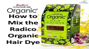 How To Mix The Radico Organic Hair Dye Aceshoppy Youtube