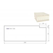 Skinpack rosmark for standard trailers and man tgx euro 6. Lkw Matratze Man Tgx Tga 80x220 Cm