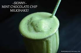 Fresh, energizing, and super easy to make. Skinny Mint Chocolate Chip Milkshake Sprinkle Some Fun