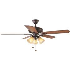 Home depot has the hampton bay hugger 52 ceiling fan (black) or in (brushed nickel, white) for $33.75 free shipping. Hampton Bay Part Ag524i Orb Hampton Bay Glendale 52 In Indoor Oil Rubbed Bronze Ceiling Fan With Light Kit Ceiling Fans Home Depot Pro