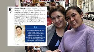 Sa post ni sharon cuneta kanyang sinabi na Man Who Threatened To Rape Sharon Cuneta S Daughter May Face Up To 12 Years In Jail Nbi Investigation Begins