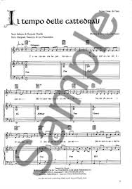 Canzoni italiane per imparare l'italiano. Notre Dame De Paris By Riccardo Cocciante Piano Vocal Guitar