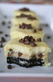 Perry S Plate Meet Lauren Chocolate Chip Cookie Dough Filled Oreo Cheesecak Desserts Chocolate Chip Cookie Dough Cheesecake Recipes