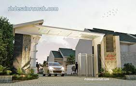 Kami, arusha desain bergerak dibidang jasa pembuatan design 2d & 3d bangunan perumahan. Desain Gerbang Perumahan Minimalis Rhdesainrumah