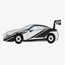 黑白汽車漂亮的汽車汽車裝飾汽車插畫 精美汽車 汽車插畫 黑白汽車素材 psd格式圖案和png圖片免費下載 white car toy car black and white