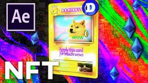 How To Create 3d Digital Collectible Cards Nft Art Tutorial Adobe After Effects No Plugins Youtube