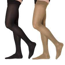 Sigvaris Cotton Ribbed Men S Thigh High 20 30mmhg Compression Support Stockings Grip Tops Express Medical Supply