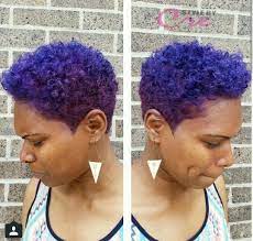 Purple Twa Natural Hair Styles Natural Hair Woman Short Natural Hair Styles