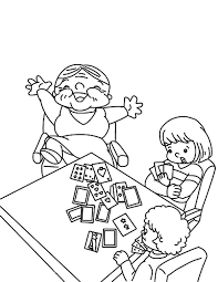 Find more playing cards coloring page pictures from our search. Grandmother Beat Her Grandchildren In Playing Card Coloring Pages Color Luna