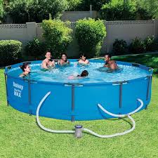 Maybe you would like to learn more about one of these? Bestway Steel Pro Max Swimming Pool Set With 330 Gph Filter Pump 12 X 30 Walmart Com Walmart Com