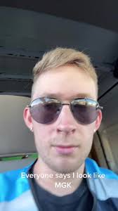 Do I really look like him? #greenscreen #TheHarderTheyFall #MGK #lookalike