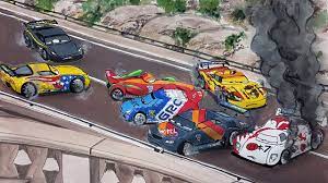 Draw the roof of your car simply like a roof of any other car. How To Draw Cars 2 Italy Crash Scene Drawing And Coloring Pages Tim Tim Tv Youtube
