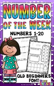These Numbers 1 20 Worksheets Number Of The Week Have Been Created In The Queensland Beginner Math Lesson Plans Early Childhood Math Primary School Curriculum