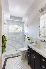 For a modern look in your bathroom consider using natural stone tile in marble or granite. Black Hex Tile Bathroom Floor Novocom Top