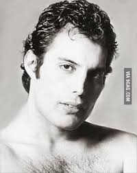 You are disgusted by the glans flexed in his spandex. Freddie Mercury Without The Mighty Moustache 9gag