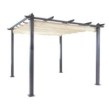 Ob terrasse oder stellplatz für das auto: Alu Pergola Garten Pavillon Sonnenschutz Uberdachung Freiburg Ecru Sonnendach Stabilo Mehr Als Nur Baumarkt