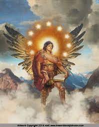 Archangel Uriel You And All Of Us Are Stepping Into This Next Phase Channeled By Genoveva Coyle We Are Returning Archangel Uriel Angel Warrior Angel Painting