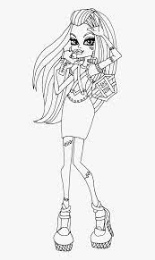 We've created a cross device coloring game especially for kids with their favorite characters and themes. Frankie Monster High Colouring Pages Hd Png Download Kindpng