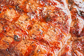 I always buy my steak at tacoma boys. Grilled Beef Rib Eye Steak Close Up Stockphoto