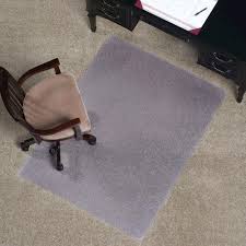 Es Robbins Everlife 45 X 53 Clear Rectangle Chair Mat For Medium Carpet At Menards Es Robbins Reg Everlife Chair Mats Chair Leg Floor Protectors Carpet