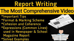 Watch this clip to learn more about what is. Report Writing Class 12 Newspaper School Magazine Report Class 11 Format Examples Tips And Tricks Youtube