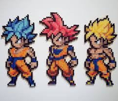 Perler Perlerbeads Artkal Dbz Dragonball Dragonballz Dbs Dragonballsuper Goku Ssj Pixel Beads Perler Bead Art Hama Beads Disney