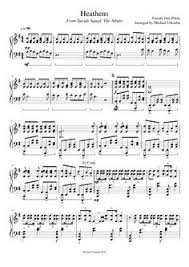 Twenty One Pilots Heathens Piano Sheets Piano Sheet Music Flute Music Song Notes