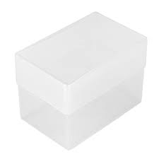 Rigid packed already set up. Westonboxes Plastic Business Card Boxes 70mm Deep Clear Pack Of 5 Buy Online In China At China Desertcart Com Productid 77003639