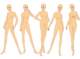 Using ivanova templates drawing/tracing a figure takes no more than 2 minutes. Fashion Drawing Base Templates Woman S Figure