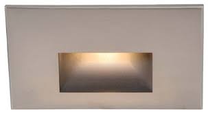 Wac Lighting Led Step Light Rectangular Scoop Contemporary Stair And Step Lights By Wac Lighting
